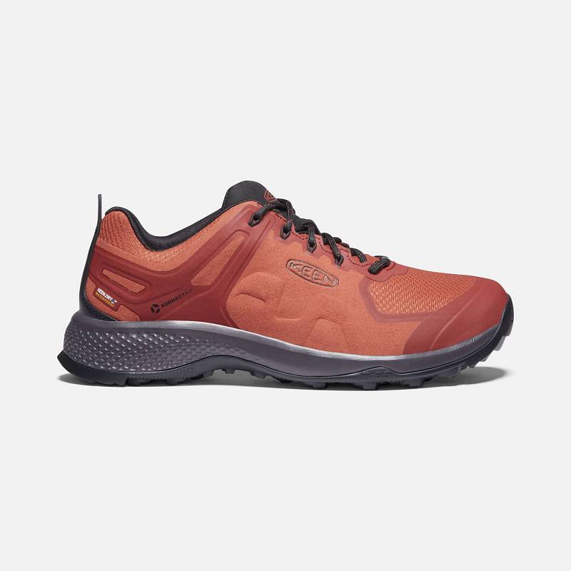 Keen Explore Waterproof Wanderschuhe Herren DE-13095 Picante/Fired Brick - Keen Herrenschuhe Orange